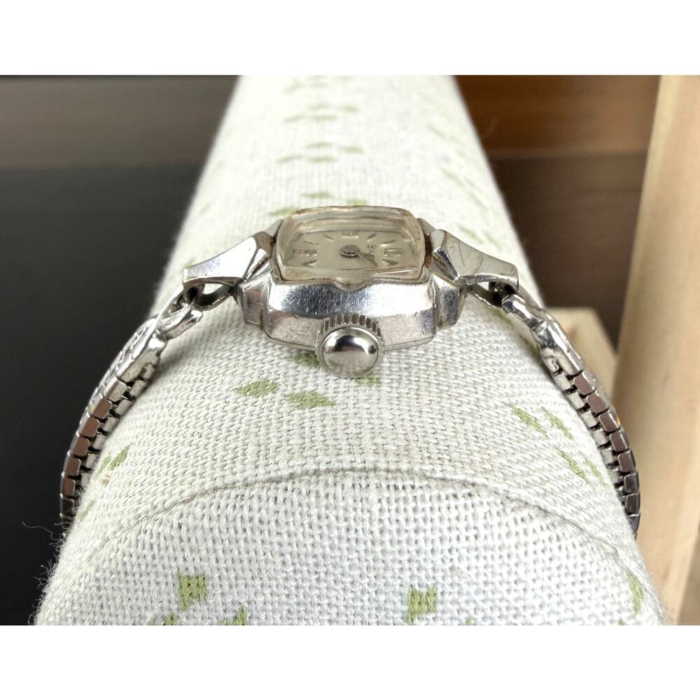 Vintage Bulova Women's Silver Tone Stainless (R078023) Watch Expandable Band - Picture 2 of 8